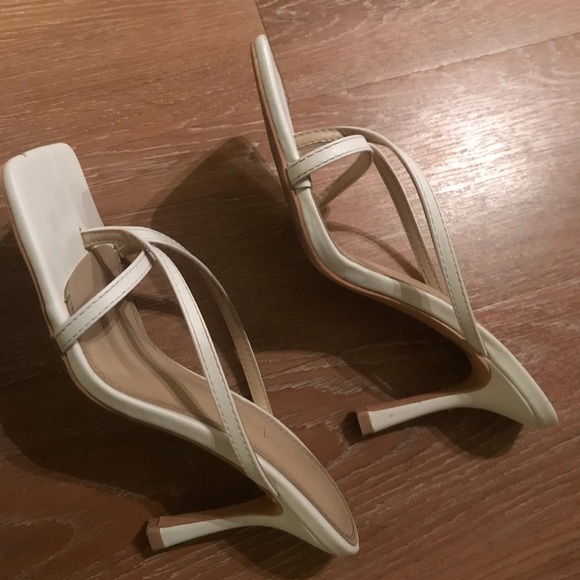 Bottega Veneta Looking White Mule Heels - Picture 7 of 8